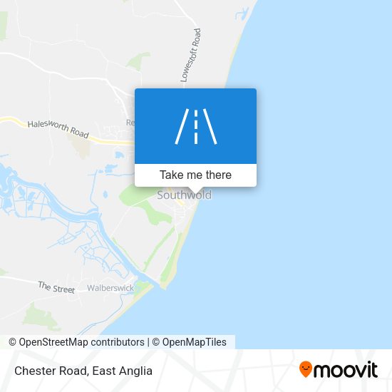 Chester Road map