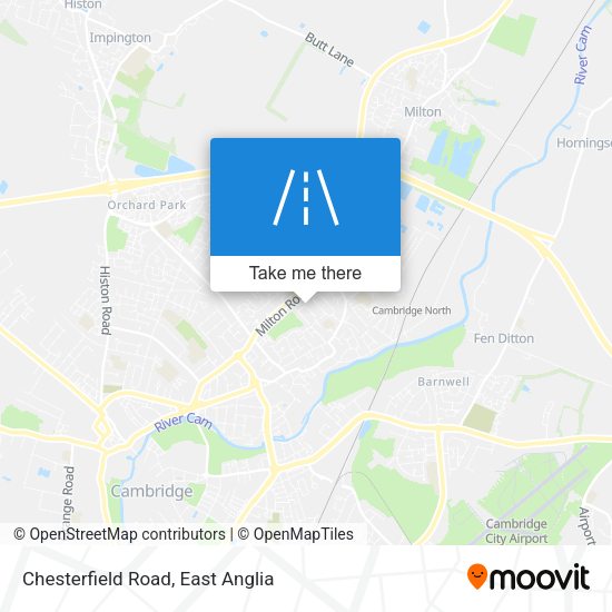 Chesterfield Road map