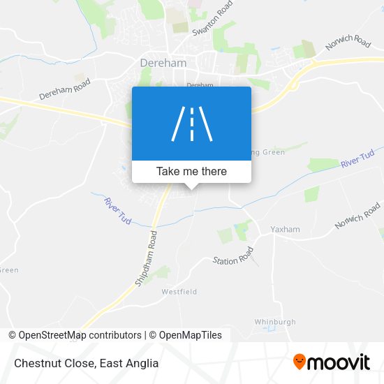 Chestnut Close map