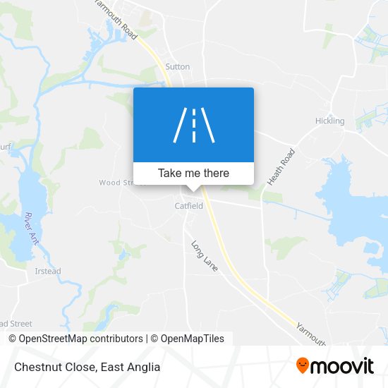 Chestnut Close map