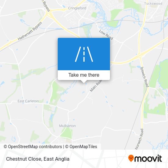 Chestnut Close map