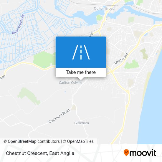 Chestnut Crescent map