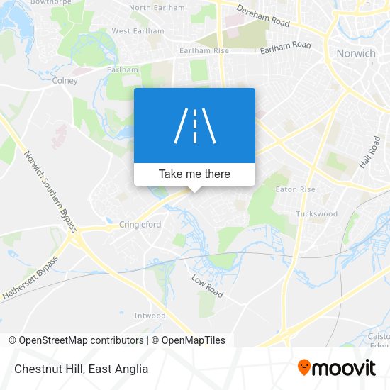 Chestnut Hill map