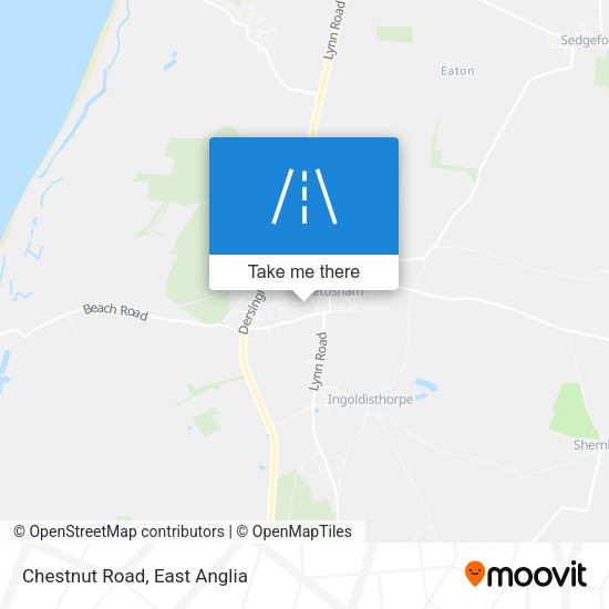 Chestnut Road map