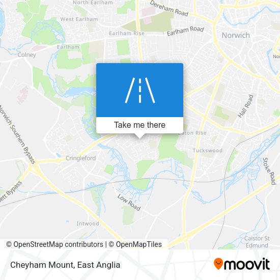 Cheyham Mount map