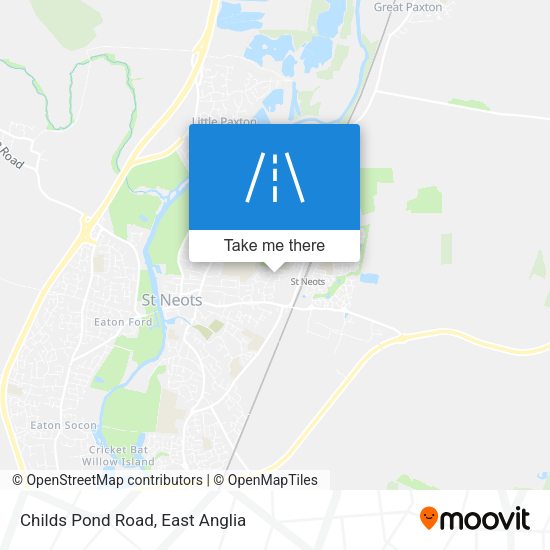 Childs Pond Road map