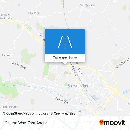 Chilton Way map