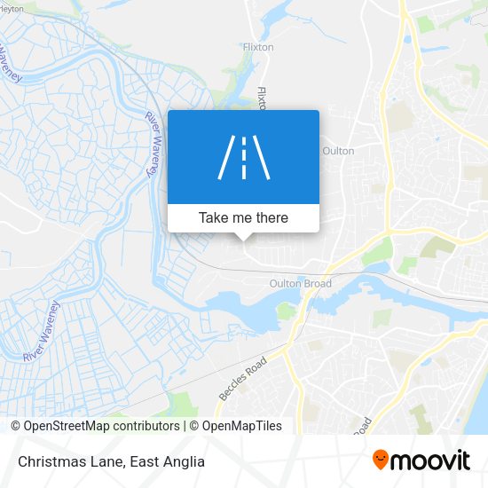 Christmas Lane map