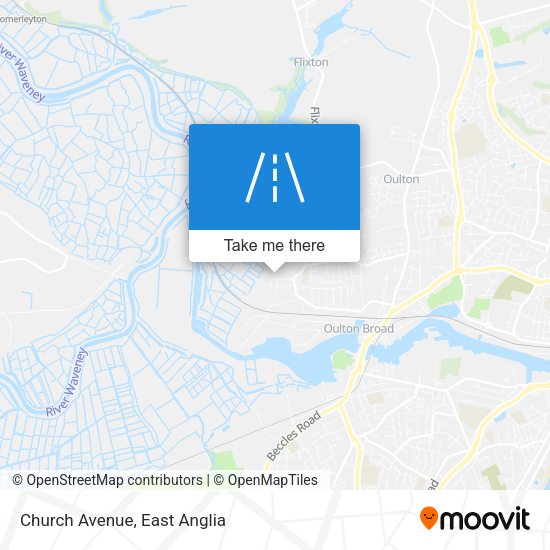 Church Avenue map