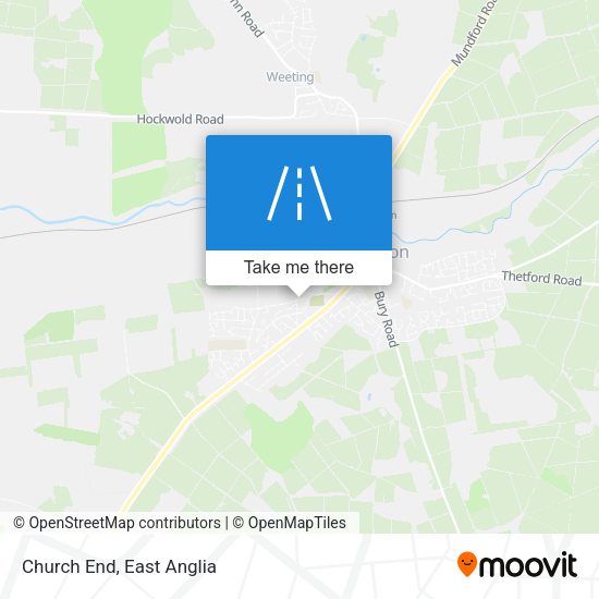Church End map