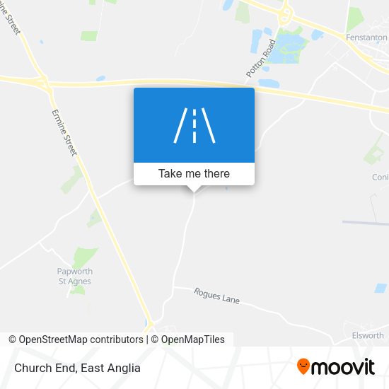 Church End map