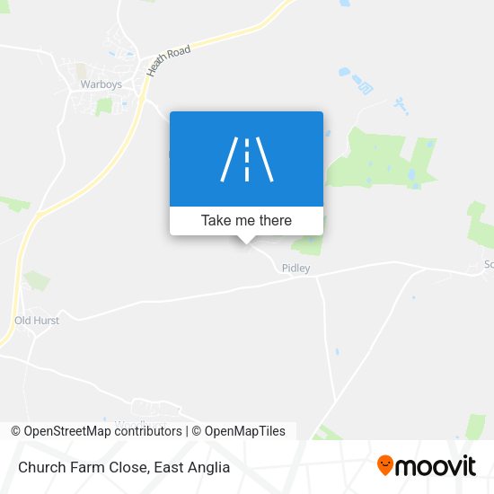 Church Farm Close map