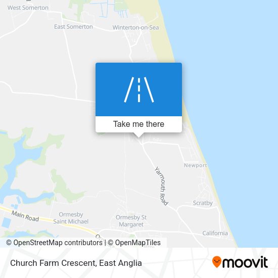 Church Farm Crescent map
