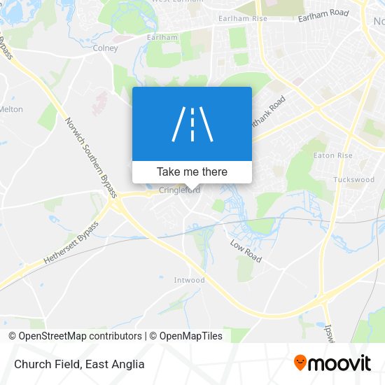 Church Field map