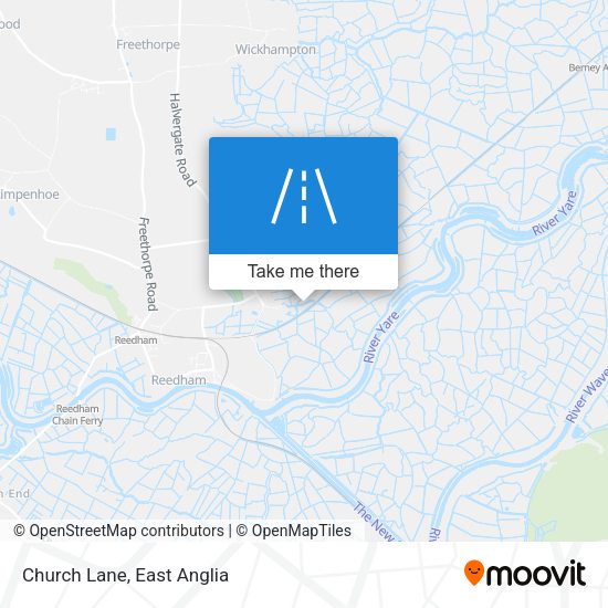 Church Lane map