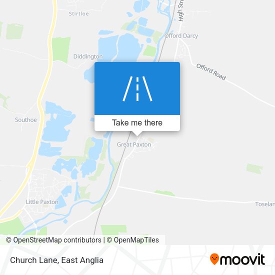 Church Lane map