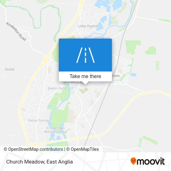 Church Meadow map