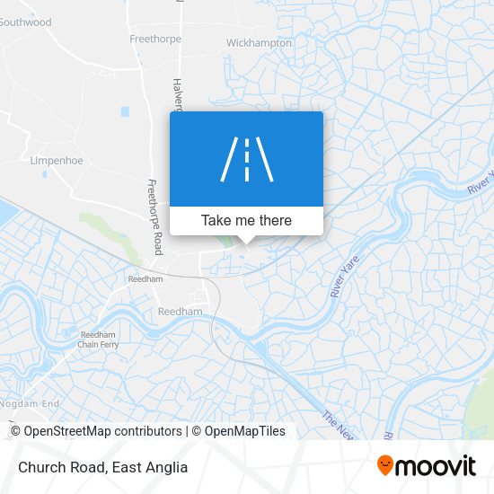 Church Road map