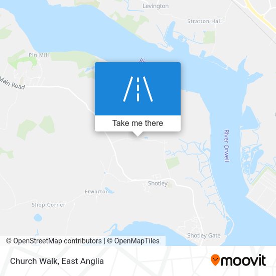 Church Walk map
