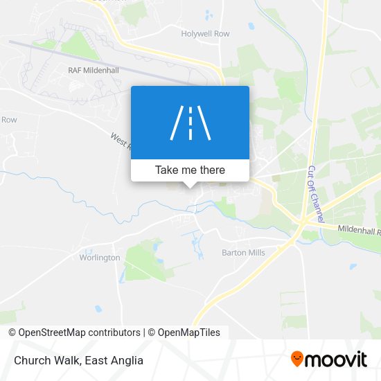 Church Walk map