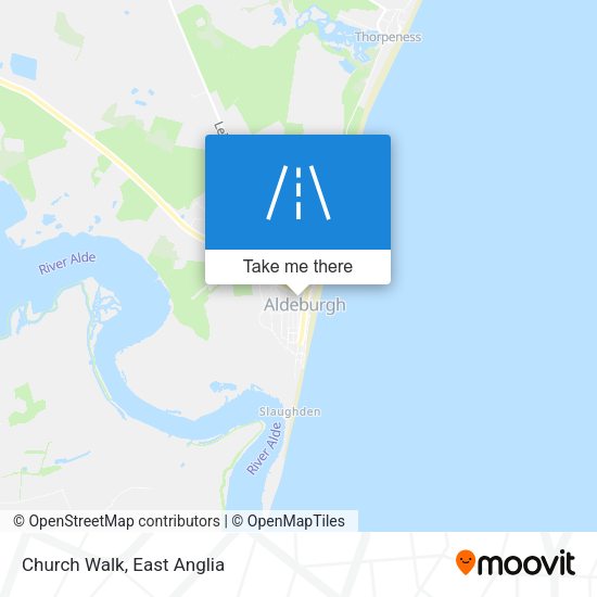 Church Walk map