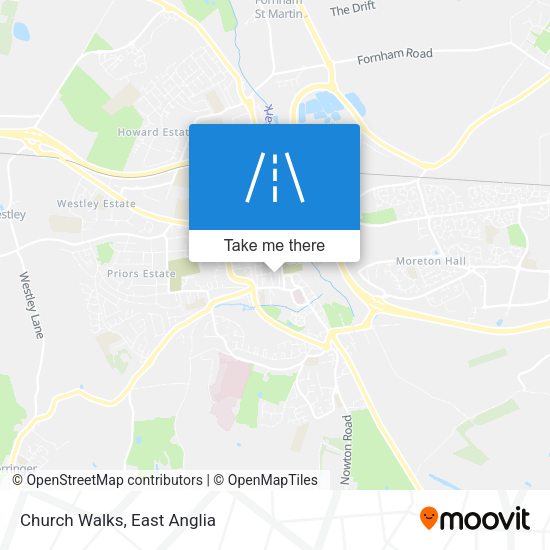 Church Walks map