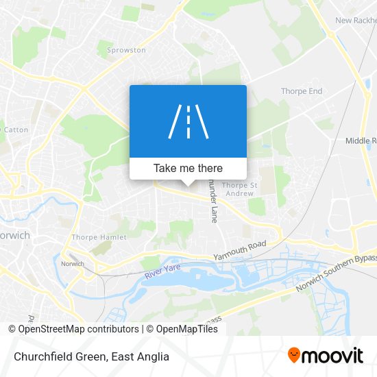 Churchfield Green map