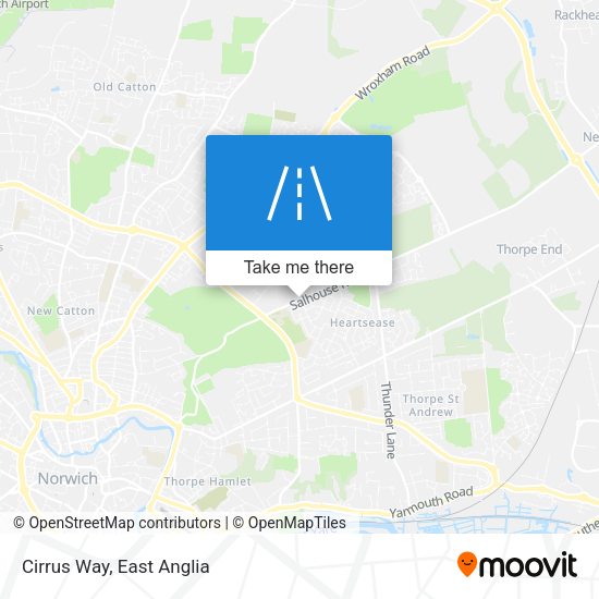 Cirrus Way map