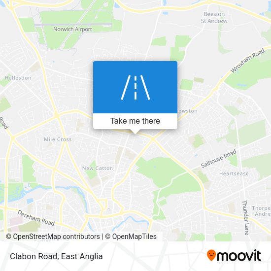 Clabon Road map