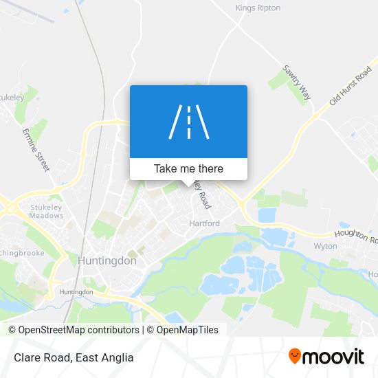 Clare Road map