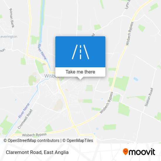 Claremont Road map