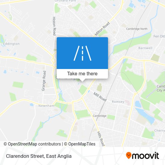 Clarendon Street map