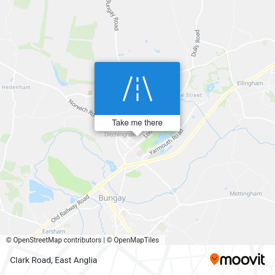 Clark Road map