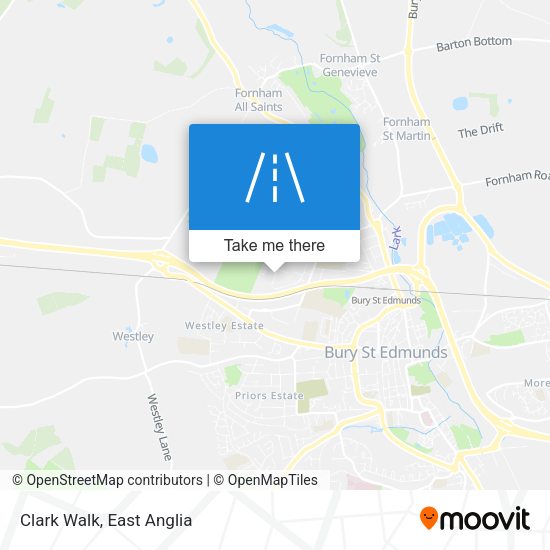 Clark Walk map