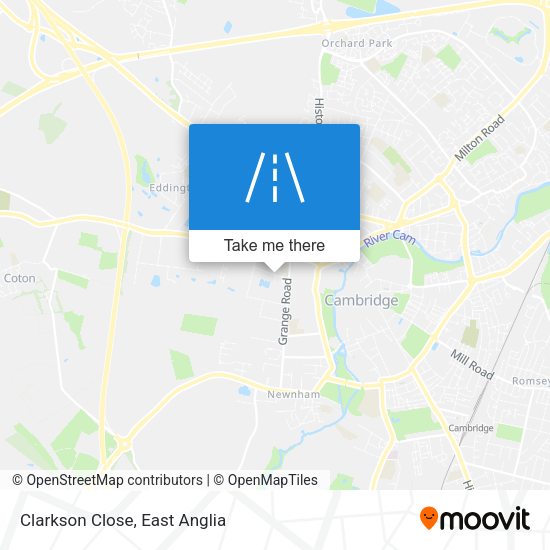 Clarkson Close map