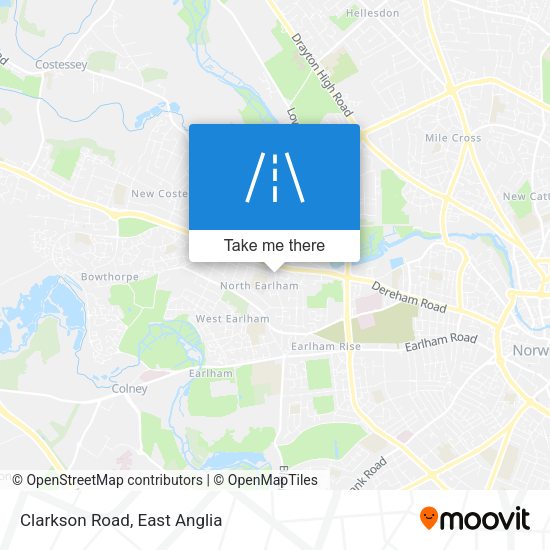 Clarkson Road map
