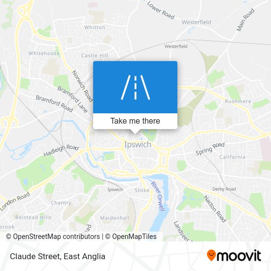 Claude Street map
