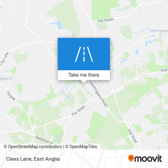 Clees Lane map