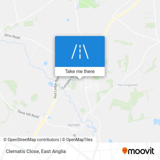 Clematis Close map