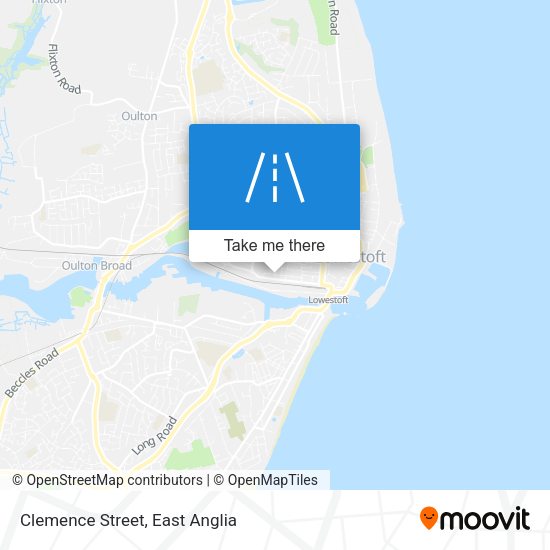 Clemence Street map