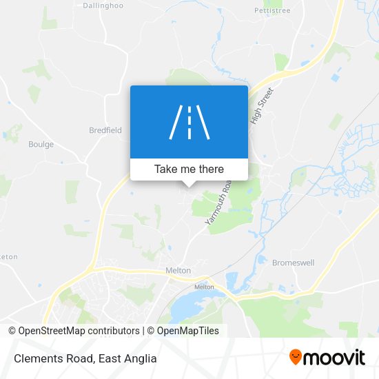Clements Road map