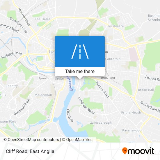 Cliff Road map