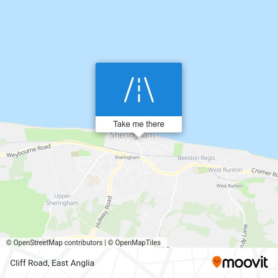 Cliff Road map