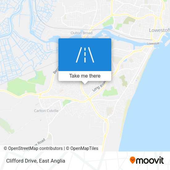 Clifford Drive map