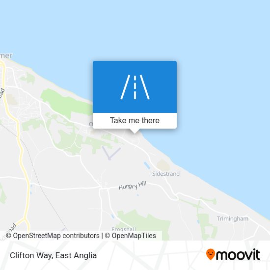 Clifton Way map