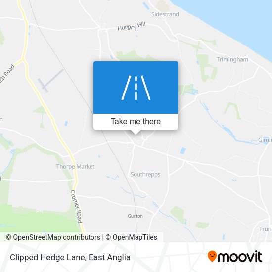 Clipped Hedge Lane map