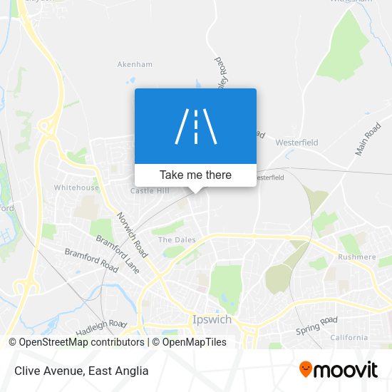 Clive Avenue map