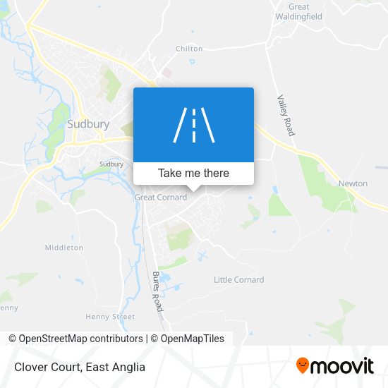 Clover Court map
