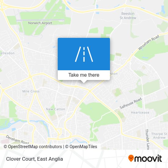 Clover Court map
