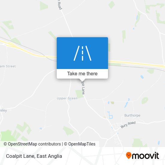 Coalpit Lane map